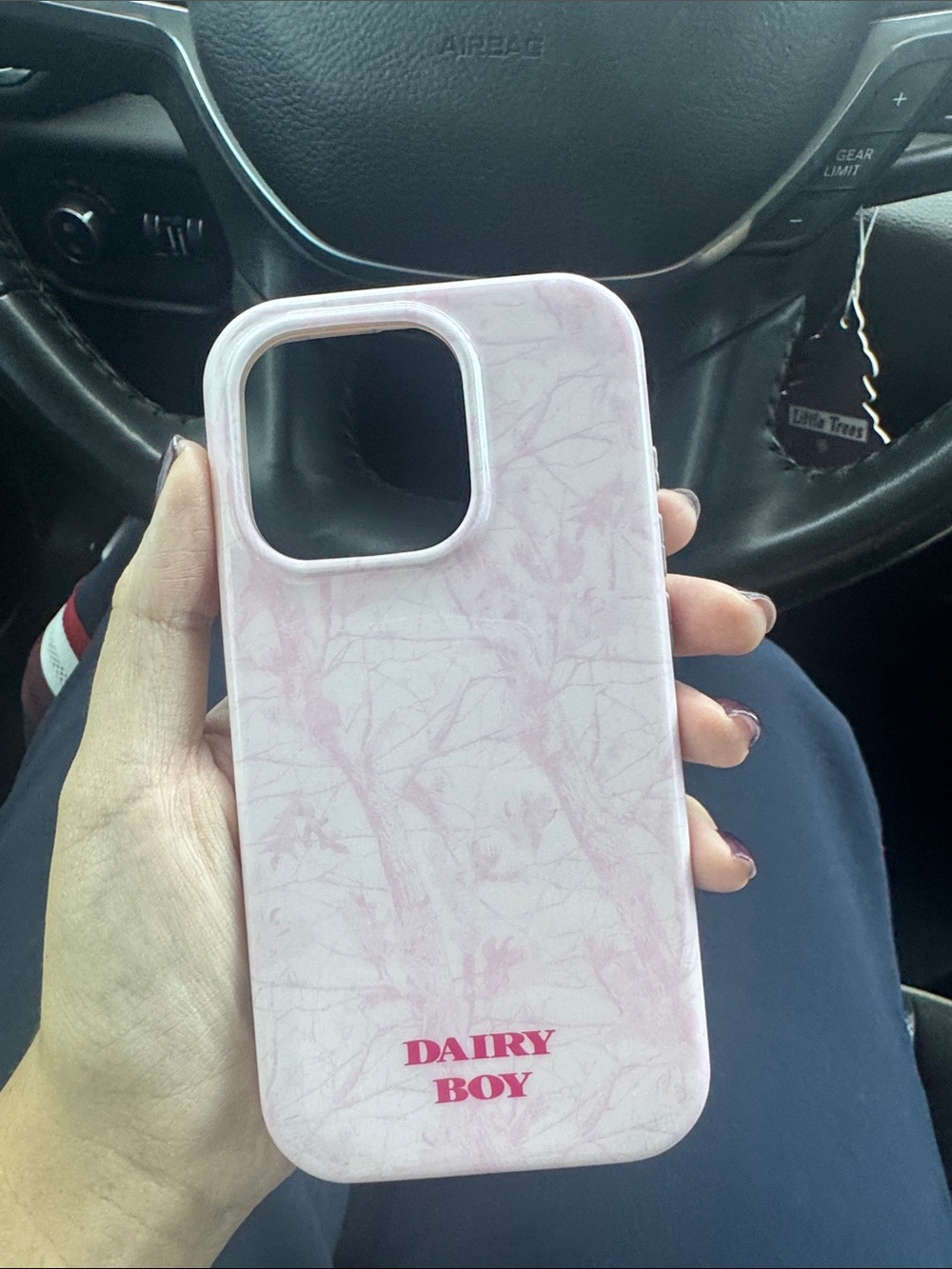 DAIRY BOY Pink iPhone 15 Pro Case